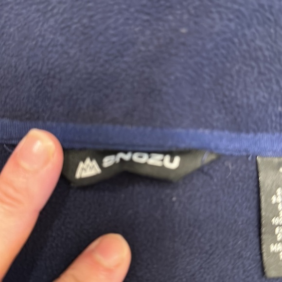 Snozu Boys Blue Jacket with Fleece Lining - Picture 7 of 7